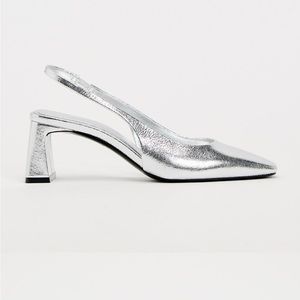 Zara Silver Heels